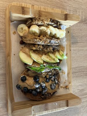 Vegan taco pancakes  at Cookie Beacon Brunch in Budapest