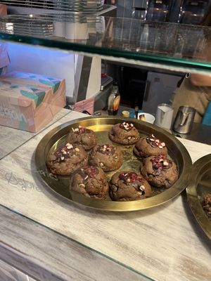 Vegan cookies  at Cookie Beacon Brunch in Budapest