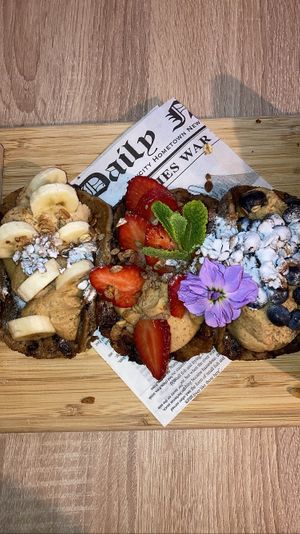 Vegan taco pkabckea  at Cookie Beacon Brunch in Budapest