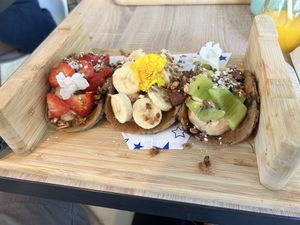 Vegan taco  at Cookie Beacon Brunch in Budapest