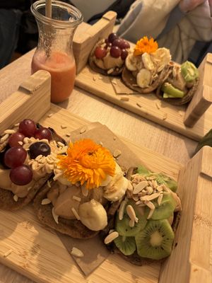 Vegan Taco Pancakes  at Cookie Beacon Brunch in Budapest