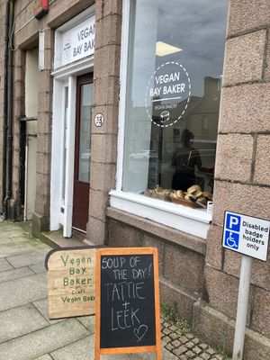   at Vegan Bay Baker in Peterhead