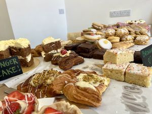 Range of cakes, biscuits and pastries   at Vegan Bay Baker in Peterhead