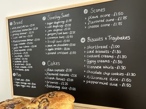 Selections & Prices  at Vegan Bay Baker in Aberdeen