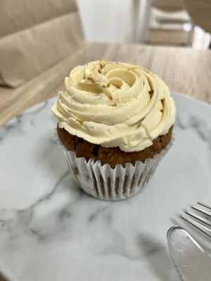 Ginger cupcake   at Vegan Bay Baker in Aberdeen