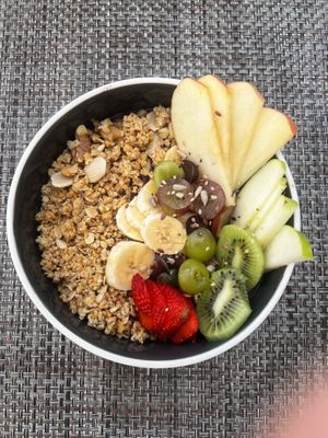 Açai bowl  at Oops Bubble Waffle Cafè in Tenerife