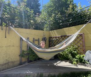 Hamock!  at Refuge Le Peuty in Trient