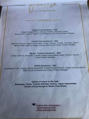   at Flourish Cafe in Ubud