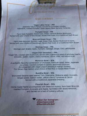   at Flourish Cafe in Ubud