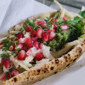 Vegan special at Yababa - Middle Eastern Street Food in Antwerpen