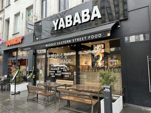 store front  at Yababa - Middle Eastern Street Food in Antwerpen