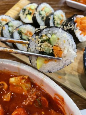 kimbab  at Korelee in Ankara