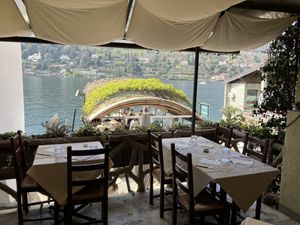 Terrace  at Trattoria Imbarcadero in Stresa