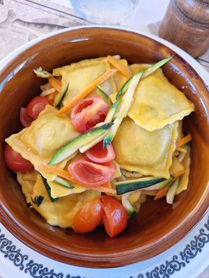 Ravioli del contandino at Trattoria Imbarcadero in Stresa