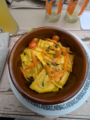 Ravioli at Trattoria Imbarcadero in Stresa