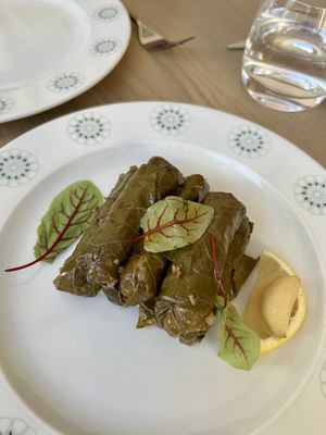 Grape leaves   at Amal in Miami