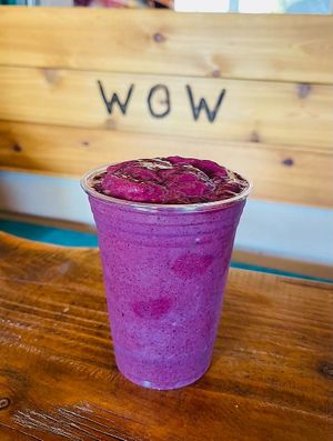 Vegan Smoothies  at Mudsharks Cafe in Courtenay