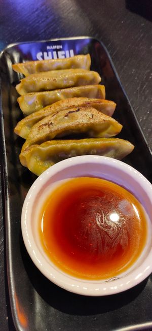 Gyozas veganas at Ramen Shifu in Zaragoza