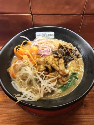 Miso pinattsu ramen  at Ramen Shifu in Zaragoza