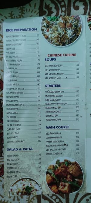 Menu 4 at Madras Cafe in Mumbai