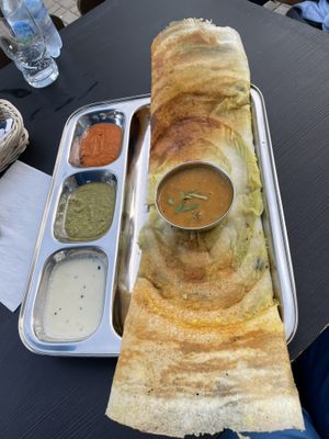 Masala dosa   at Saravana's Dosa and Curry in Wroclaw