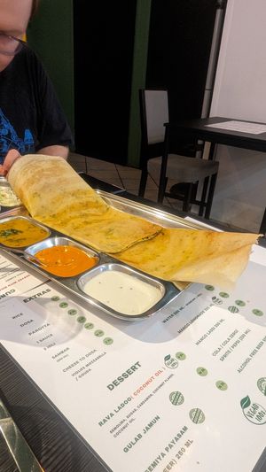 Dosa Masala at Saravana's Dosa and Curry in Wroclaw