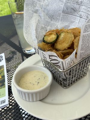 Zucchini chips  at Hudson Garden Grill in New York City