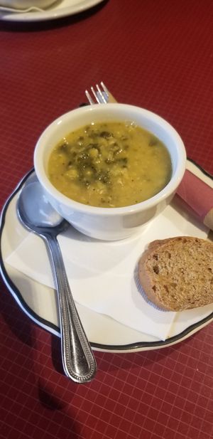 Lemon Kale soup at Organic Oasis in Anchorage