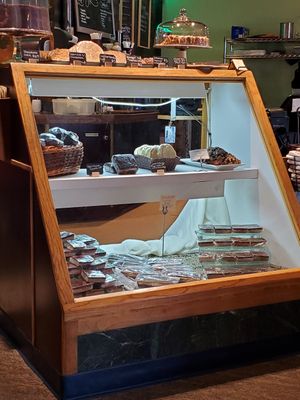 Dessert case at Organic Oasis in Anchorage