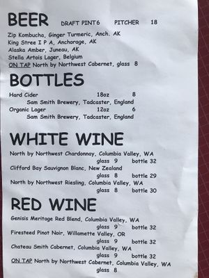 Beer & wine at Organic Oasis in Anchorage