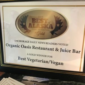 Accolades at Organic Oasis in Anchorage