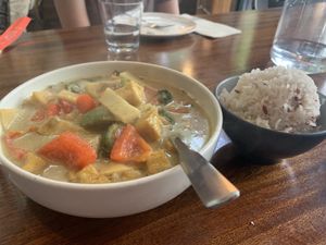 Curry  at Thai Peacock in Portland