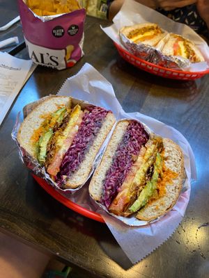 torta milenesa at Guevara's - Domino Park in Brooklyn