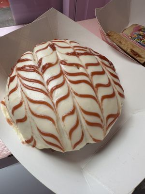 Guava filled donut  at Guevara's - Domino Park in Brooklyn