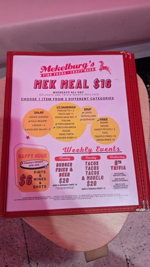 Menu at Guevara's - Domino Park in Brooklyn