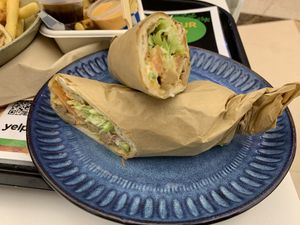 Chicken Yiros   at Smiley Vegan Rundle Mall in Adelaide