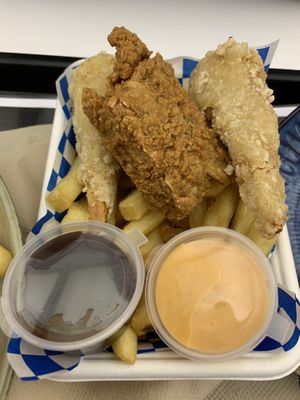 Wings. The darker type is more delicious!  at Smiley Vegan Rundle Mall in Adelaide
