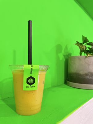 Original smoothies with 5 kinds.  at ONE EARTH in Hiroshima