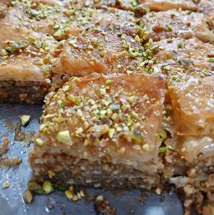 Healthy baklava  at Earth Market in Enschede