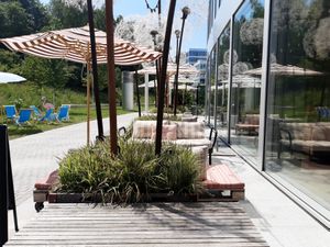 Outdoor seating at ZRH - Zoom Restaurant & Bar  in Kloten