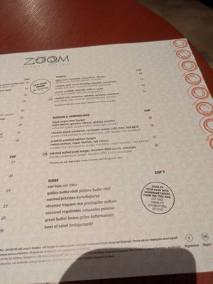  at ZRH - Zoom Restaurant & Bar  in Kloten
