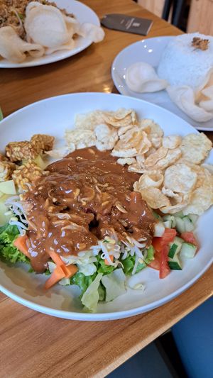 Gado-Gado without egg at Kusuma Kitchen in Ngadisari