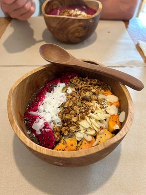 Bidadari Island smoothie bowl at The Juice Bar by Bajo Bloom in 