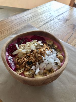 Padar Island smoothie bowl  at The Juice Bar by Bajo Bloom in 