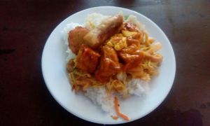 Good meal for 0.90$ :) at Bo De  in Nha Trang