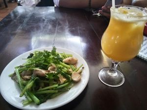 Mushroom with Passion Fruit Juice at Bo De  in Nha Trang