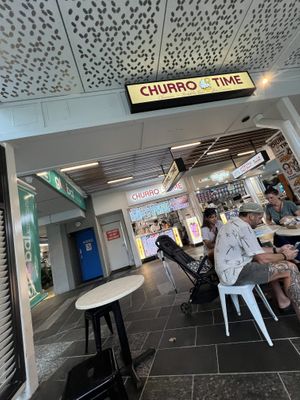 Outside seating   at Churro Time in Cairns