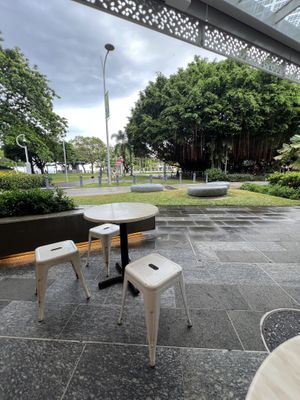 Right at the lagoon   at Churro Time in Cairns