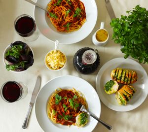 Italian vegan food  at Yellow Kitchen in North West London