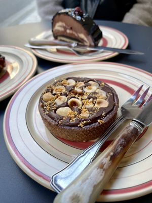 Hazelnut and chocolate , yum!  at La Cabosse Enchantée in La Rochelle